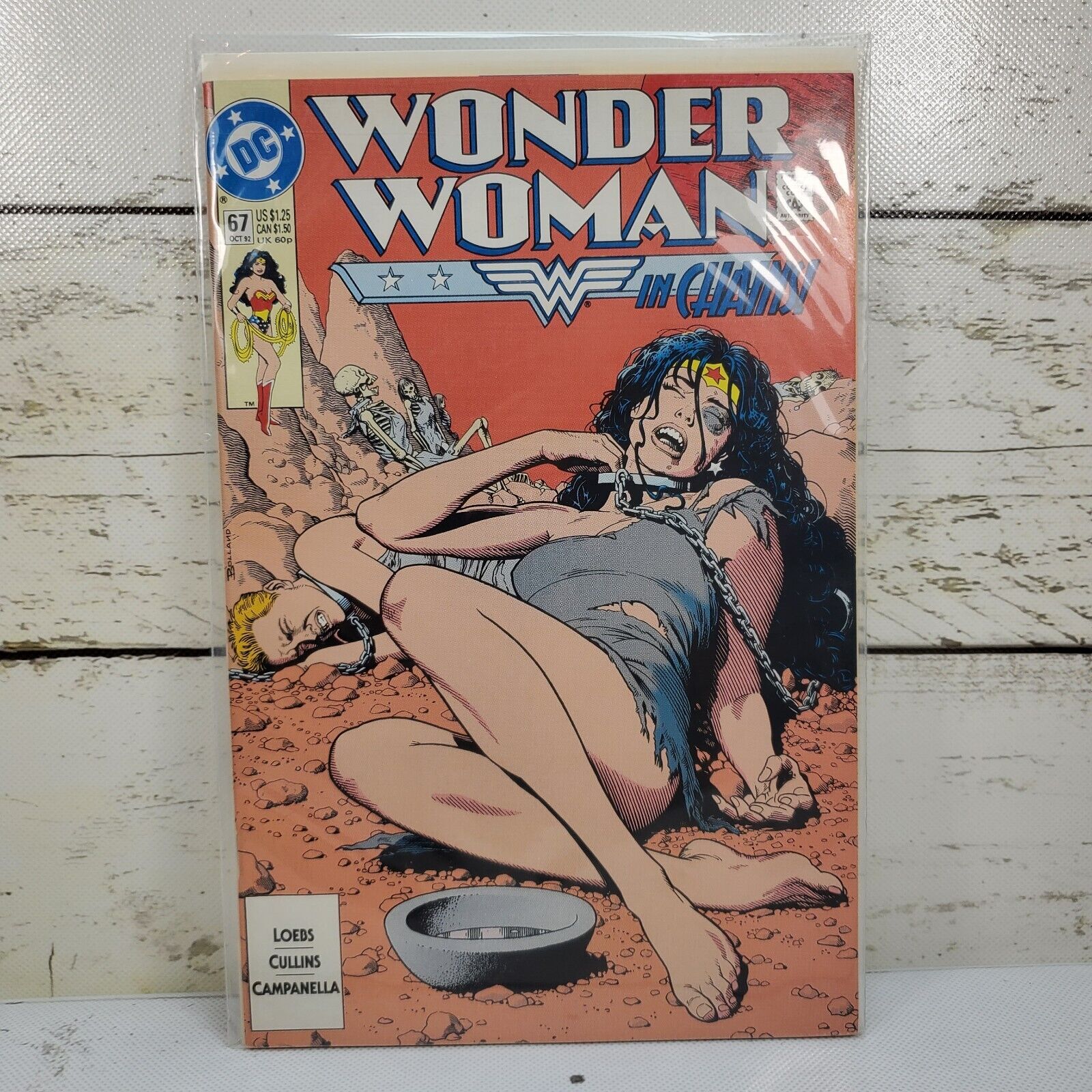 DC Comics Wonder Woman #67 1992 Vintage Comic Book Sleeved Boarded