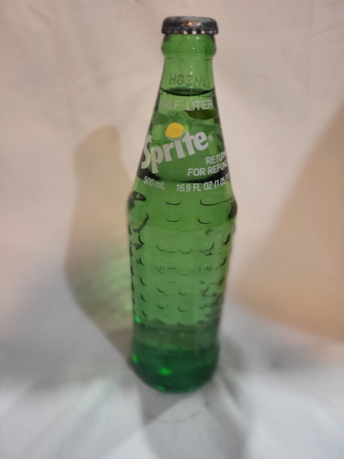 VINTAGE 16.9 Oz. Sprite Soda Bottle, Made By Coca Cola Unopened 