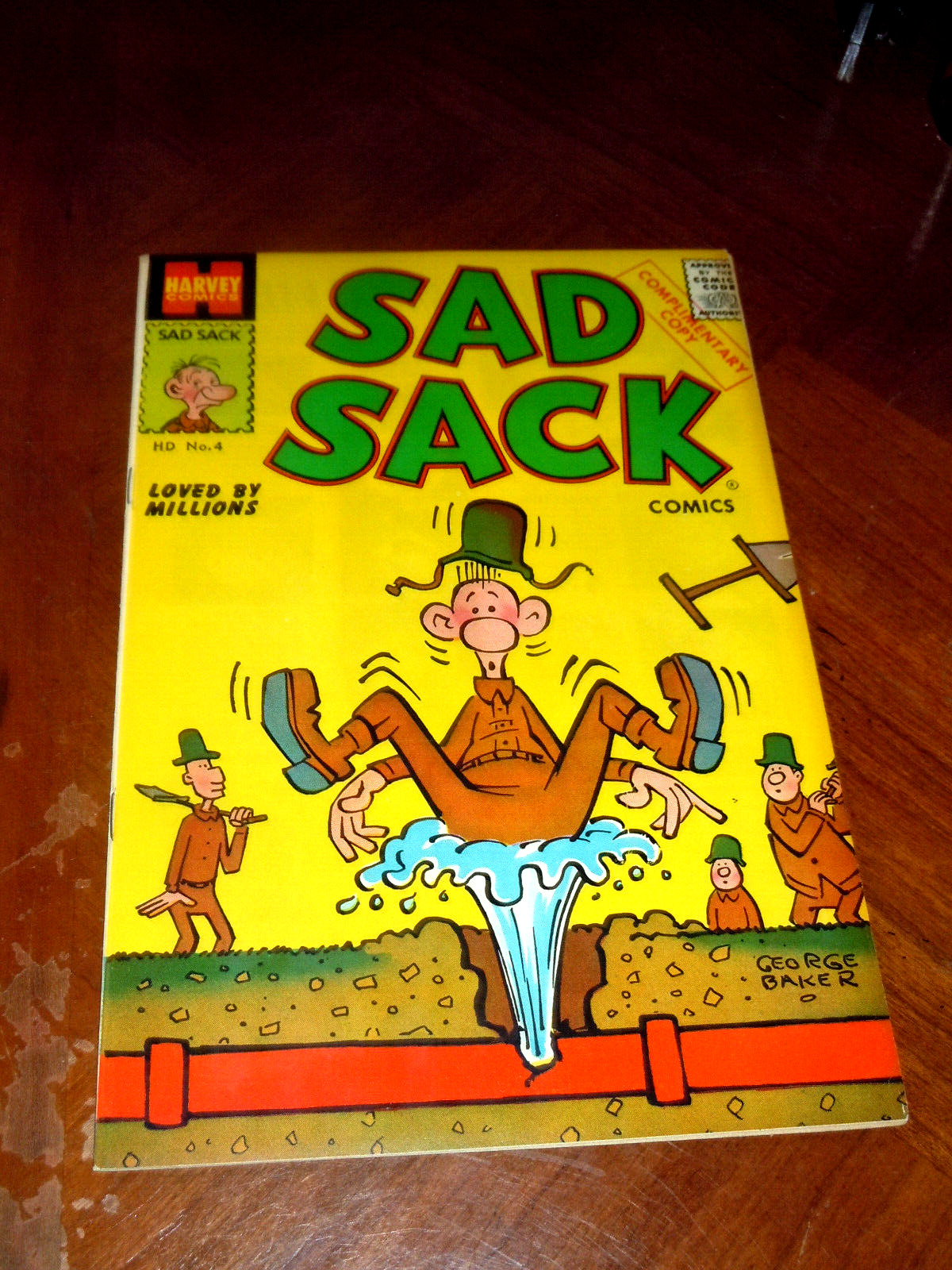 SAD SACK COMICS #4 (1957)  NM (9.4) cond.  U.S. ARMY Complimentary Series