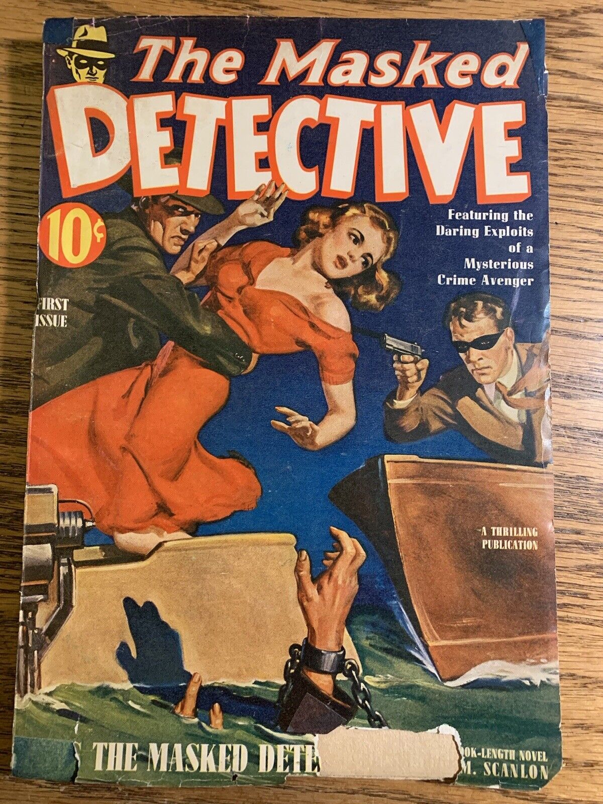 The Masked Detective Pulp Magazine Fall 1940 - First Issue