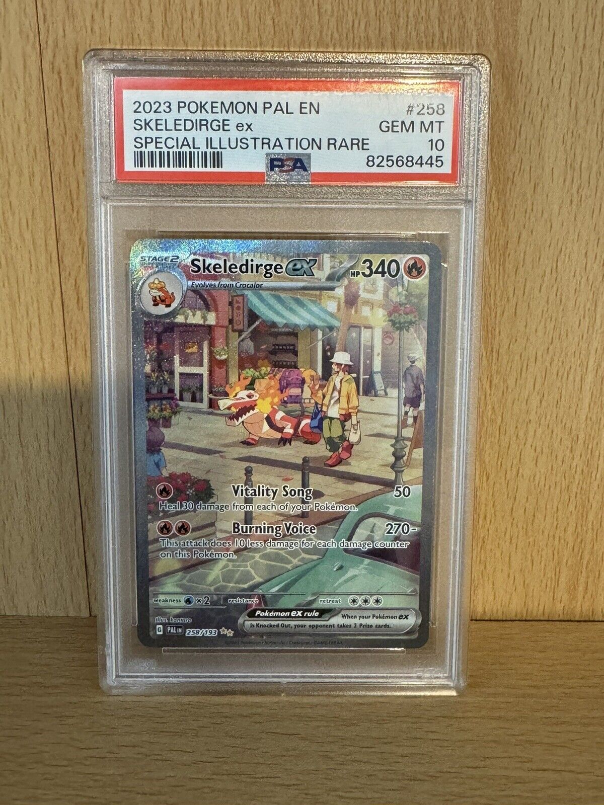 Skeledirge ex 258/193 PSA 10 Paldea Evolved Pokemon Card