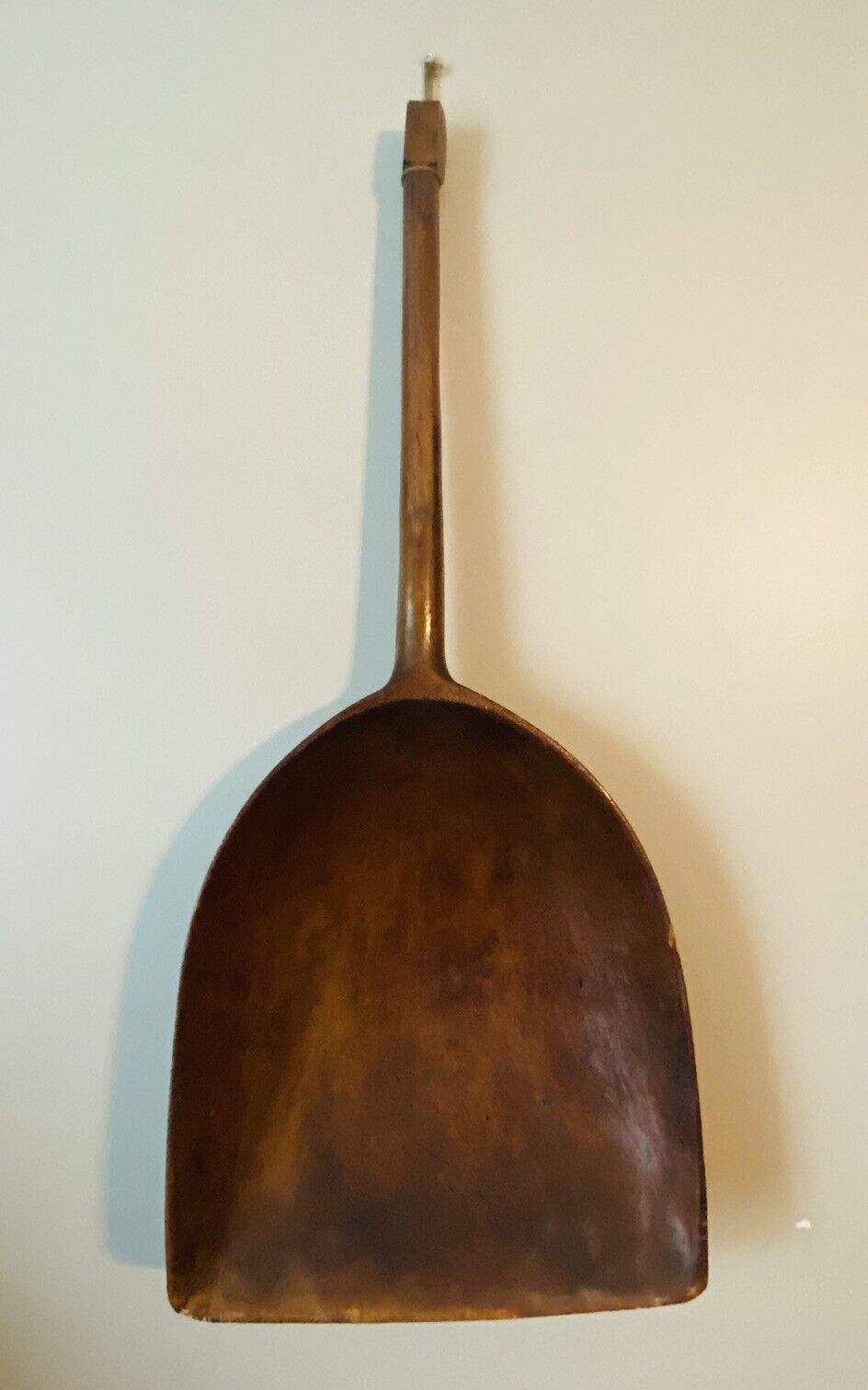 Vintage Antique Hand Carved Primitive Wooden Shovel 31.25
