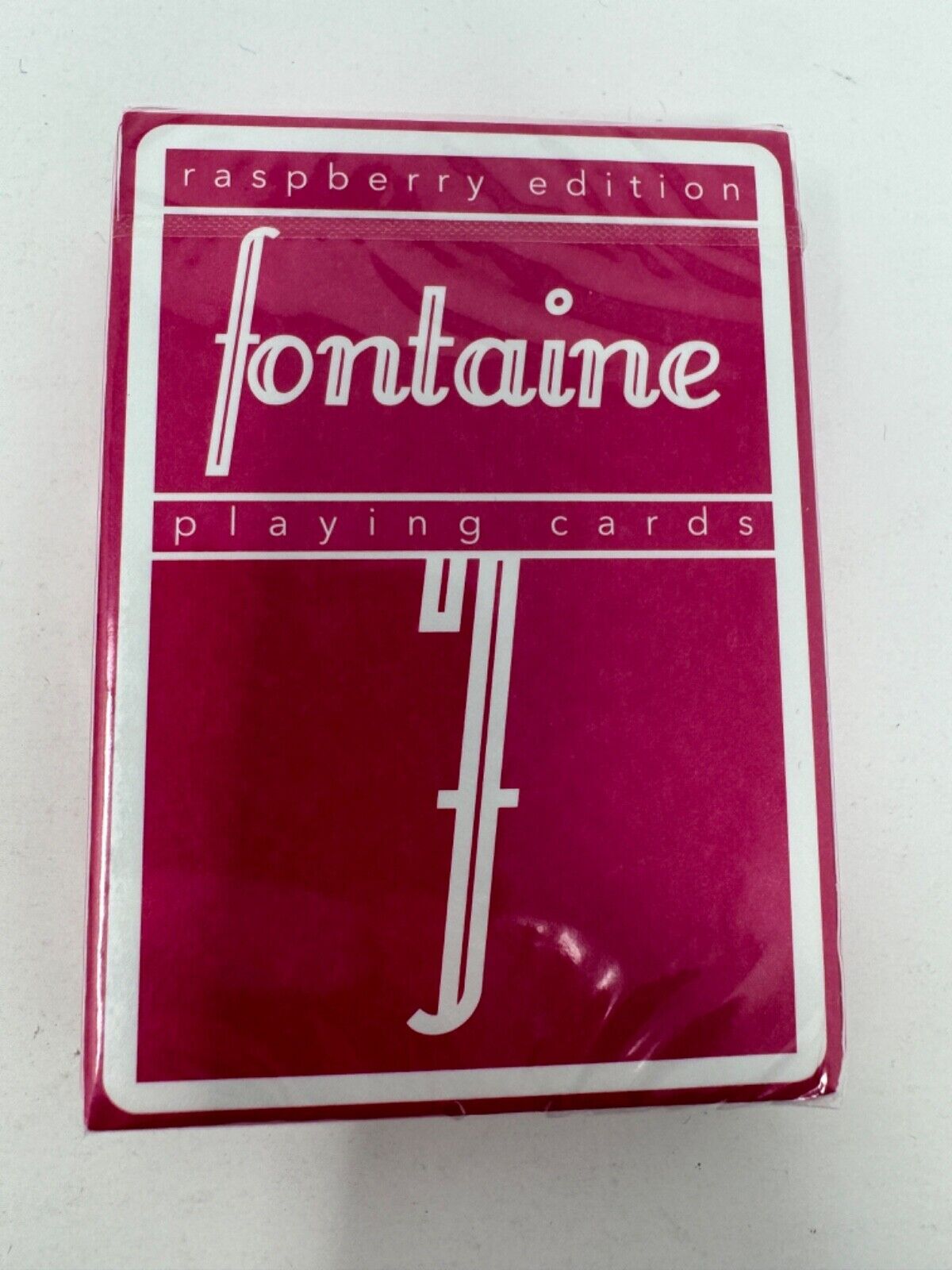 Fontaine Raspberry Edition Playing Cards In Hand SEALED NEW Limited 1/2500 Decks