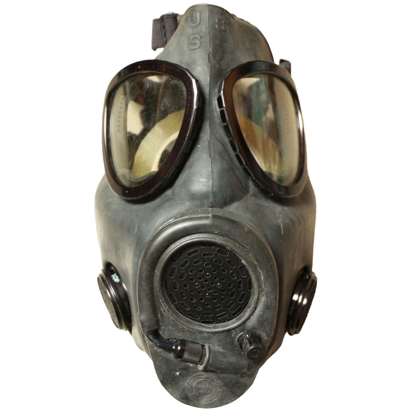 US Military M17 A2 Gas Mask NBC Respirator SMALL and Bag Vintage