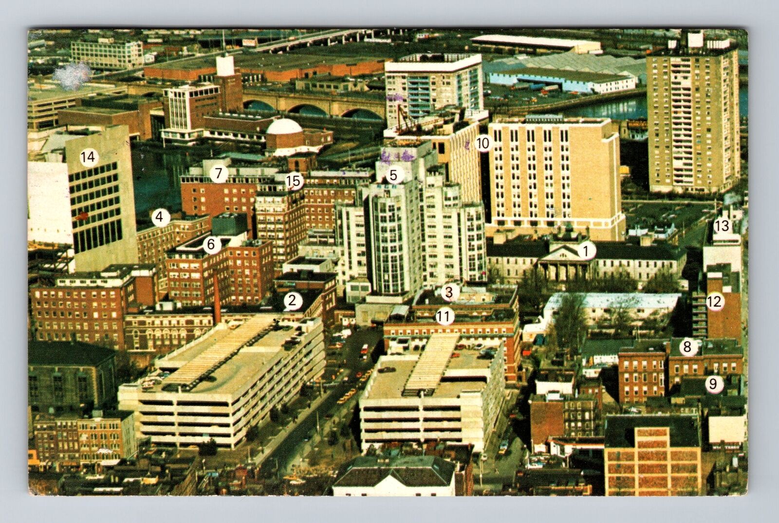 Boston MA-Massachusetts, Massachusetts General Hospital Bldgs. Vintage Postcard