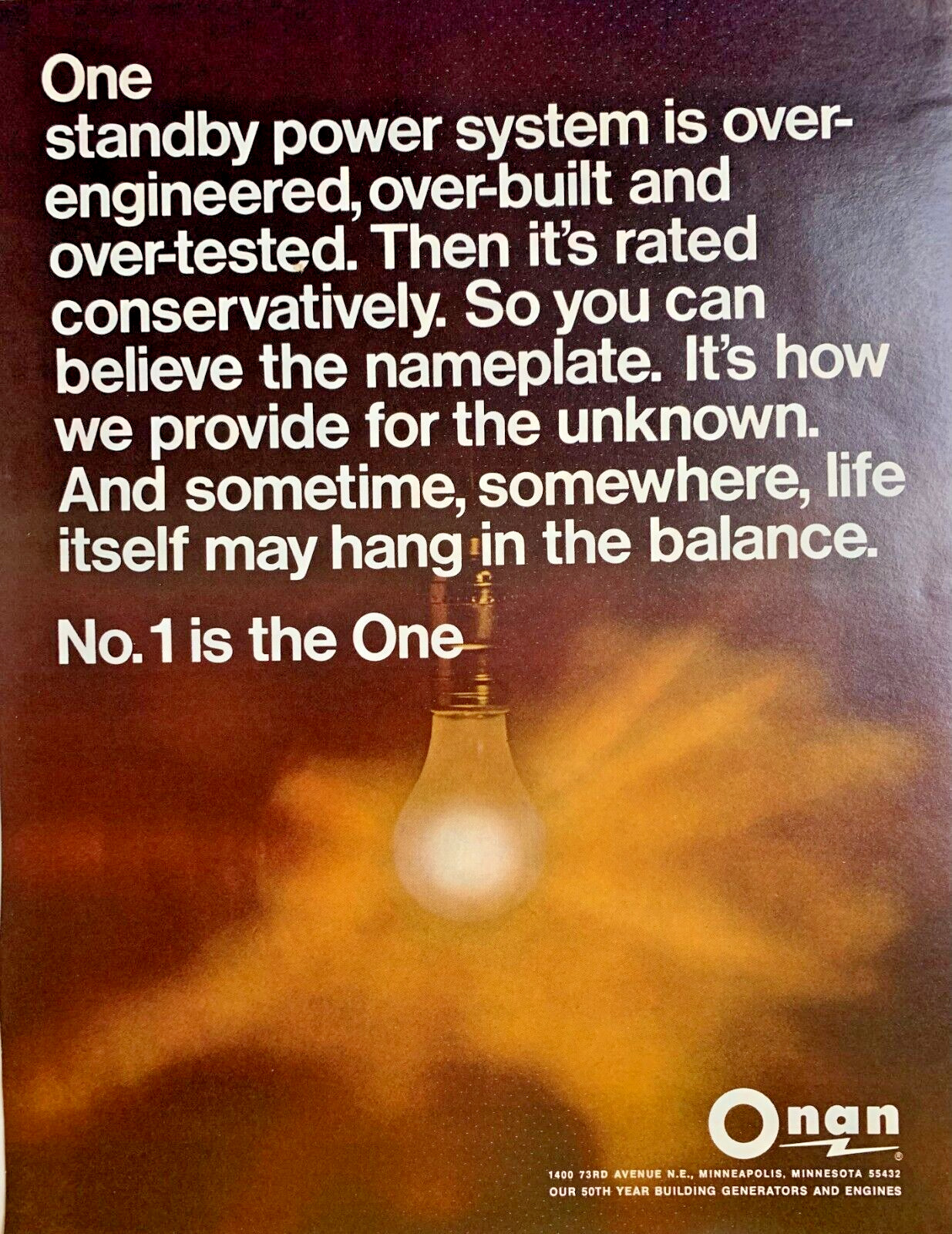 1970 Onan Generators Print Ad  13\