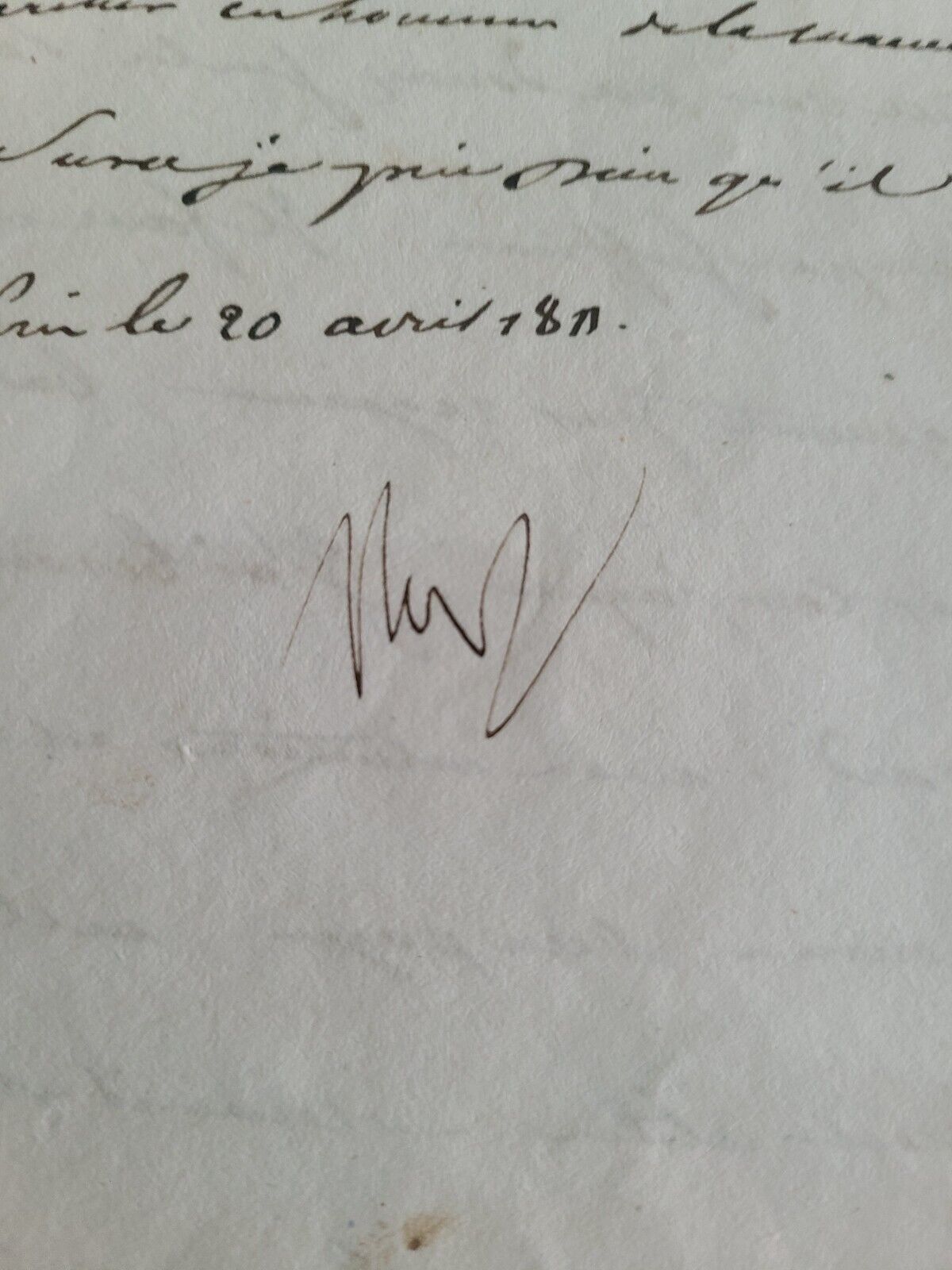 SUPER RARE Napoleon Bonaparte 1811 Signed Letter To The Duke de Feltre 