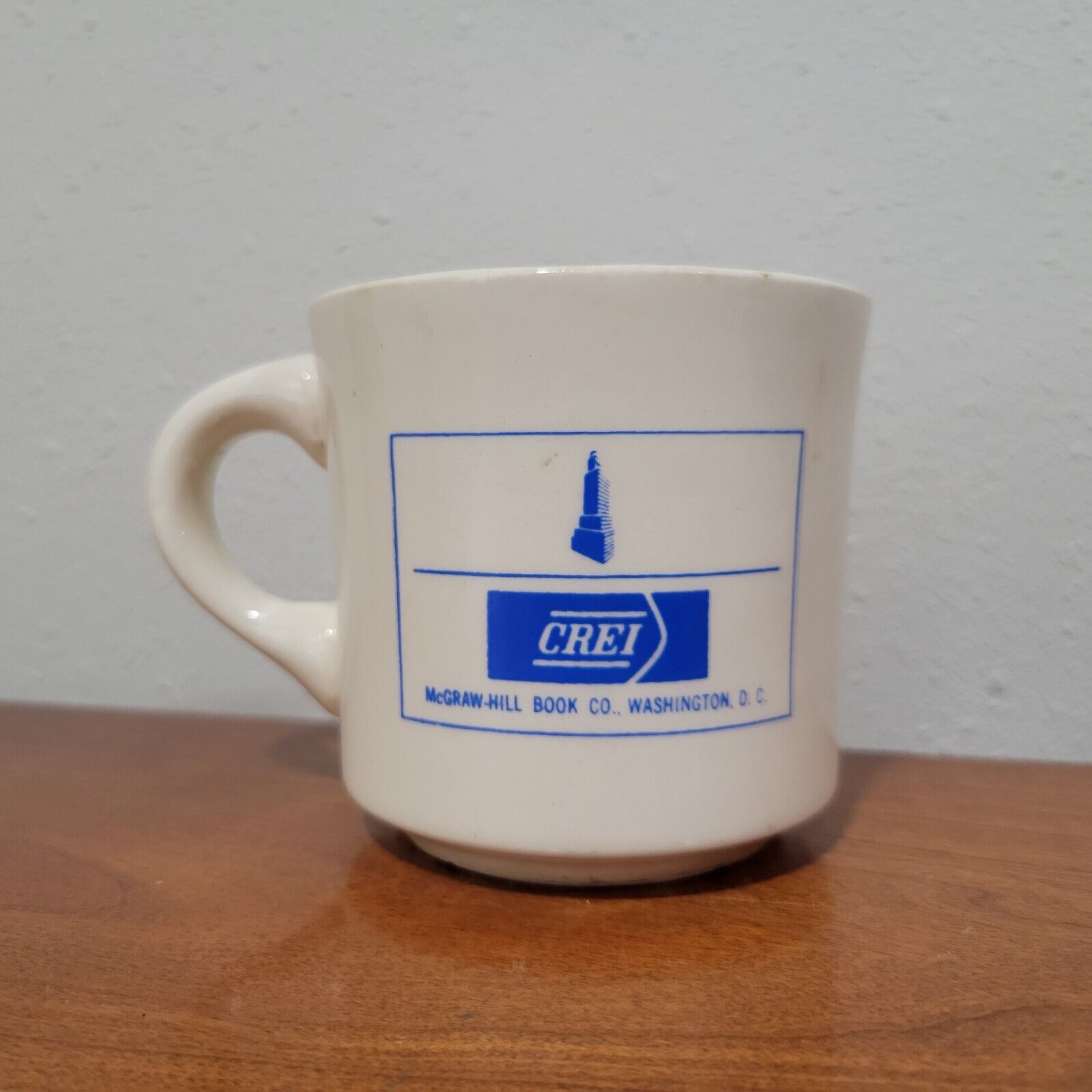 Vintage Capital Radio Engineering Institute Coffee Mug McGraw Hill USA Made