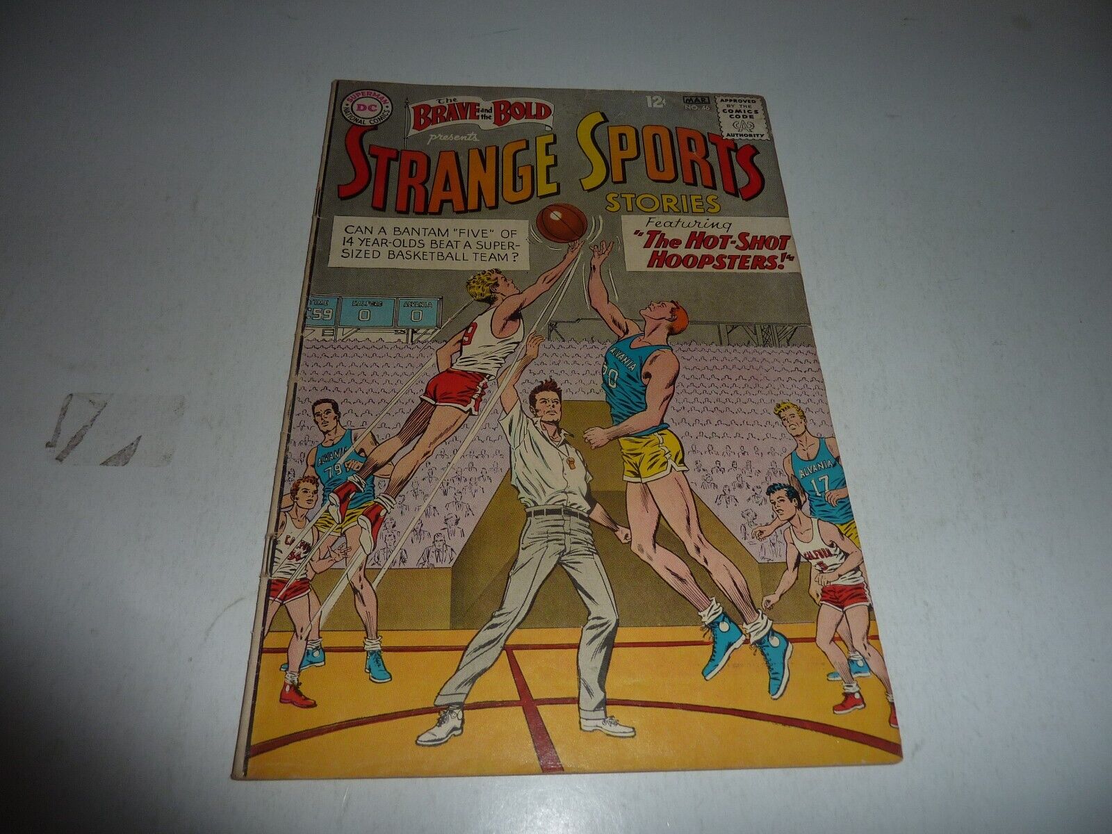 BRAVE AND THE BOLD #46 DC Comics 1963 STRANGE SPORTS STORIES VG+ 4.5