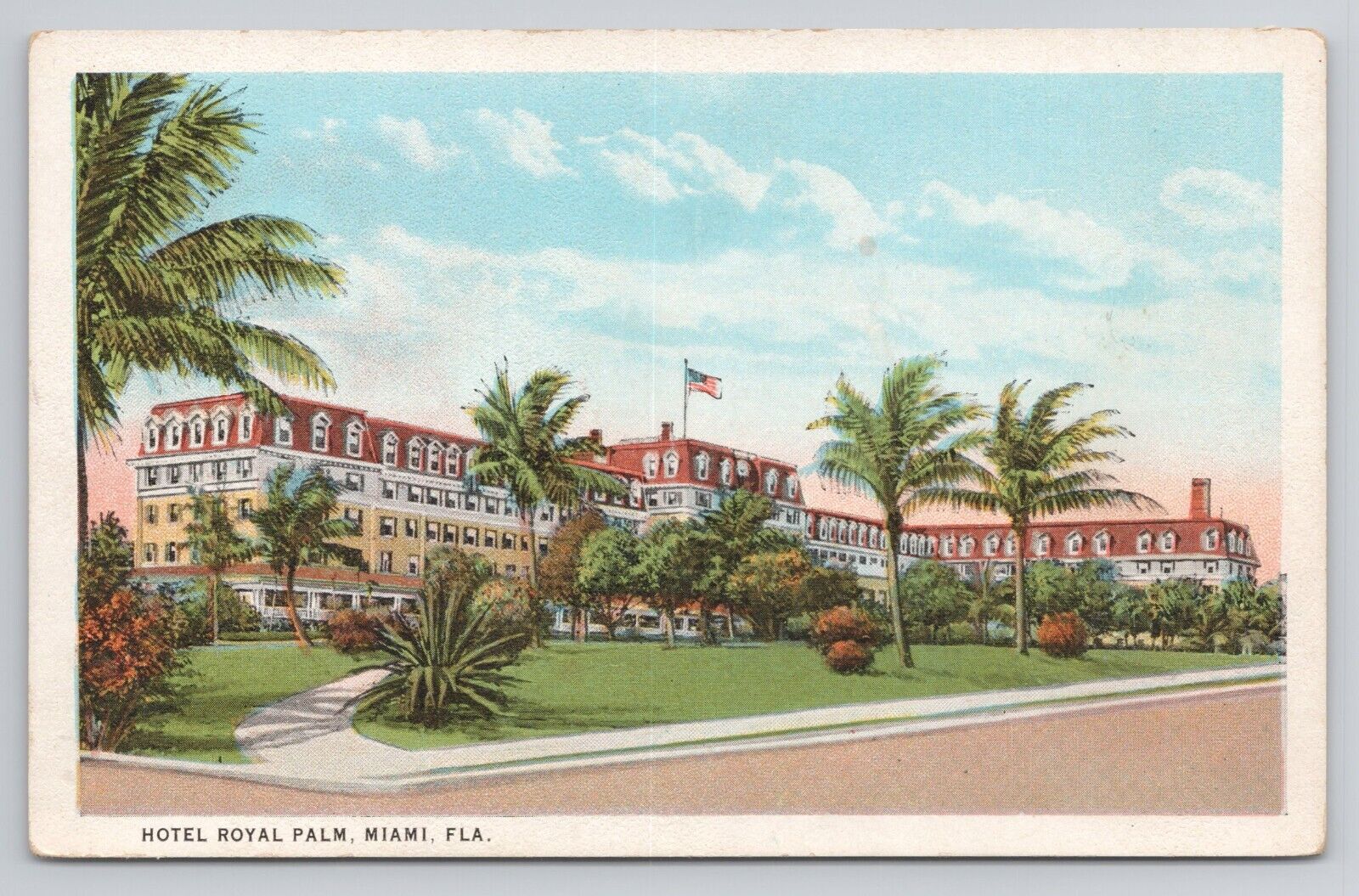 Postcard Hotel Royal Palm Miami Florida