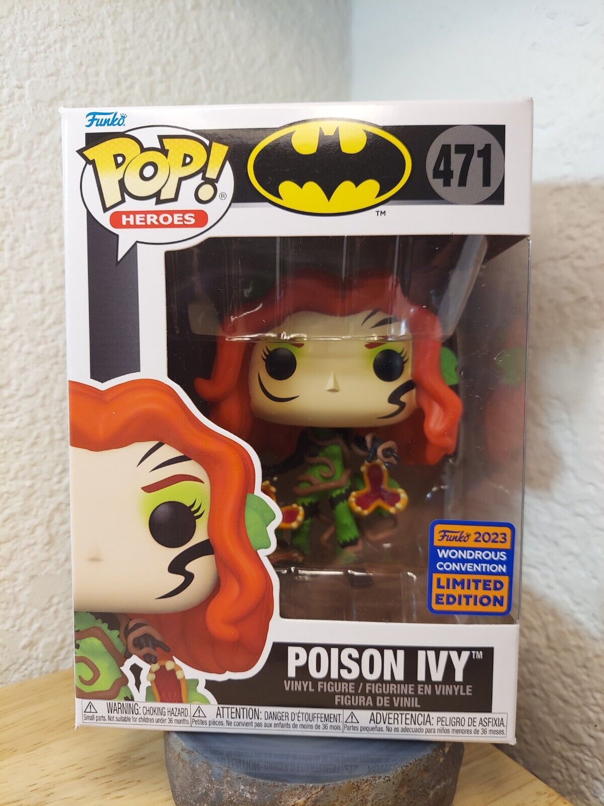 Funko Pop Poison Ivy #471 Vinyl Figure DC Comics Wondercon 2023 - w/ protector