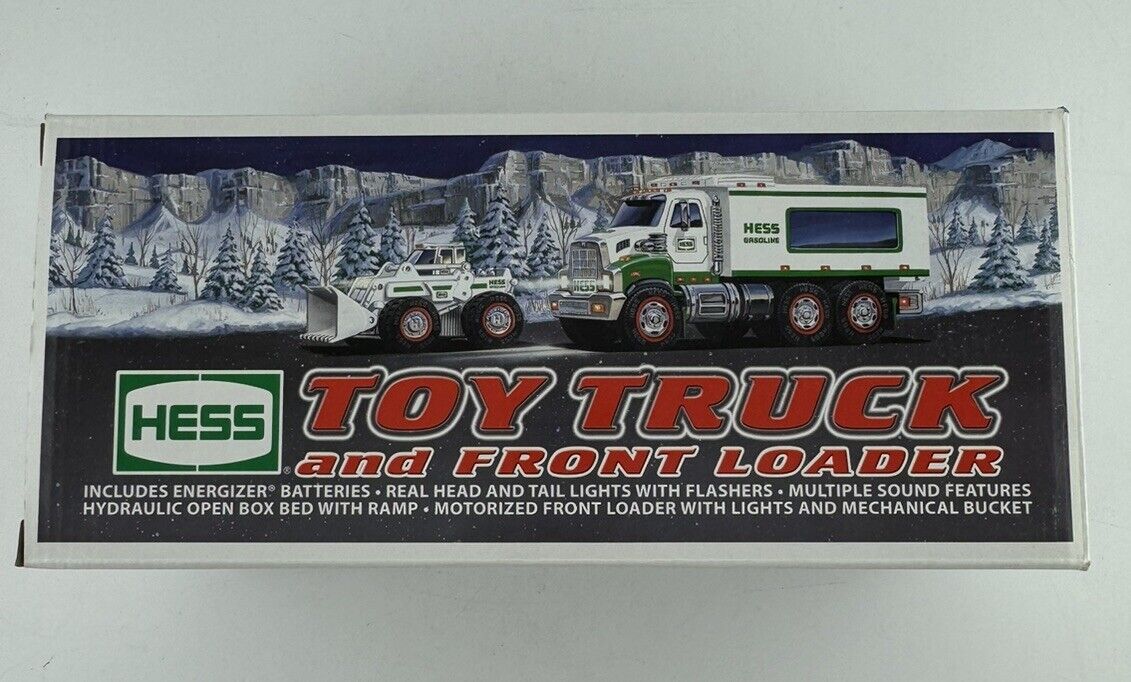 Mint Condition Hess 2008 Toy Truck and Front Loader New In Box