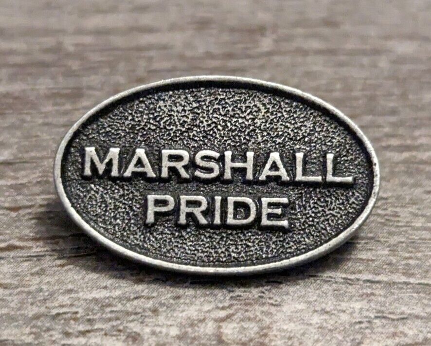 Marshall Pride LGBTQ+ Community Celebration New Oval-Shaped Pewter Lapel Pin