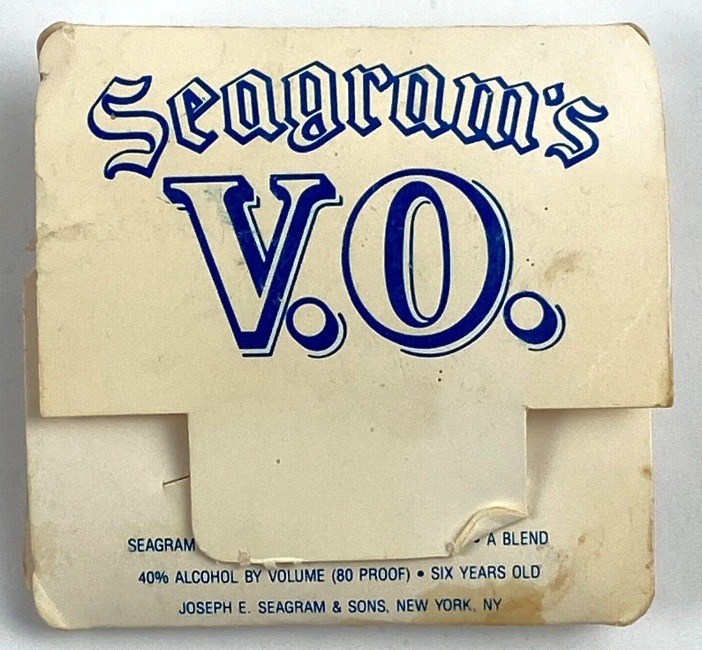Golf Tee\'s Seagrams VO Canadian Whiskey Logo Advertising Pack Liquor Vintage