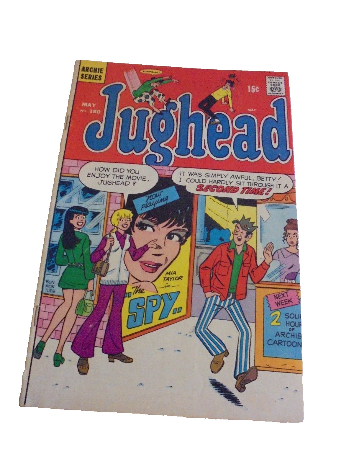 Vintage Archie Series Jughead # 180 Comic VG Book 1970