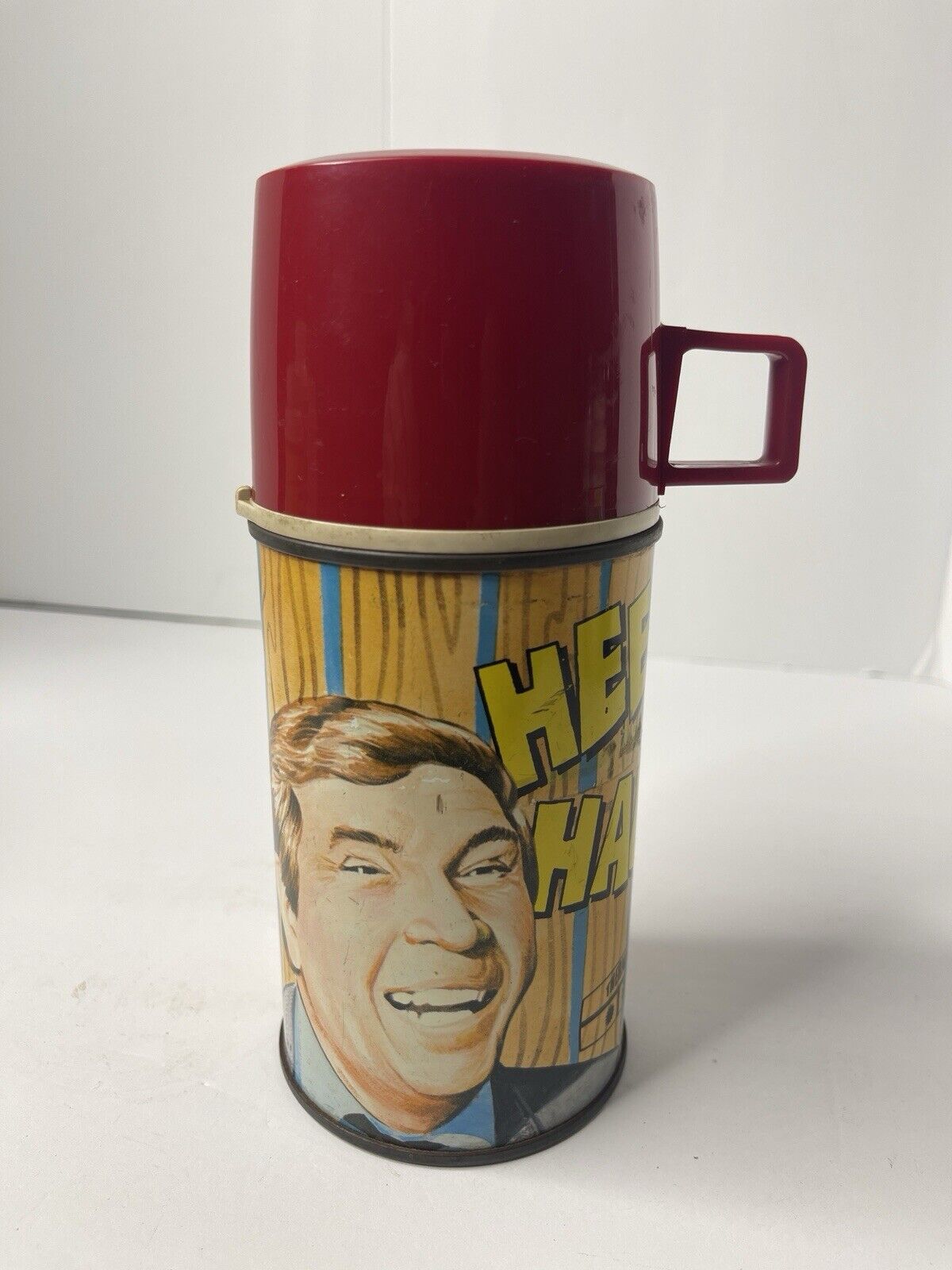VINTAGE 1970 HEE HAW THERMOS NO. 2818 BUCK OWENS, ROY CLARK KING SEELEY