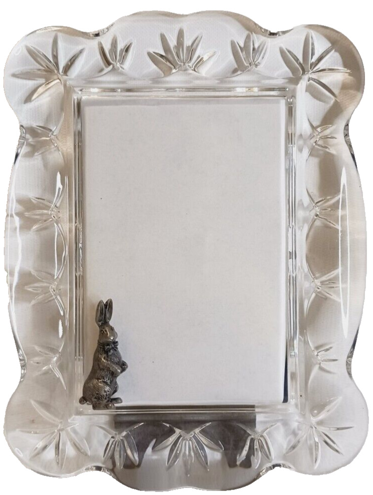 WATERFORD CRYSTAL 4x6 PHOTO FRAME BEAUTIFUL Pre-Owned