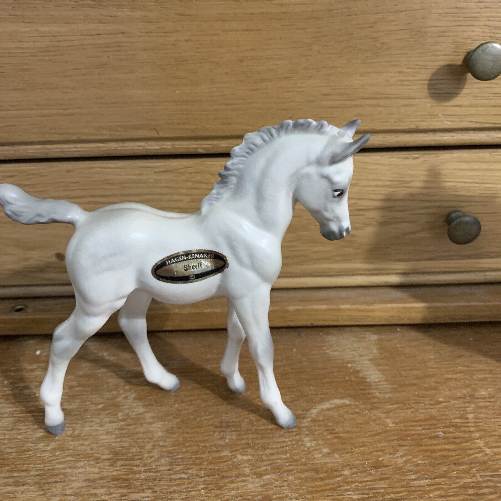Vintage Hagen Renaker Arabian Foal Horse “Sherif” Original  Tag stunning