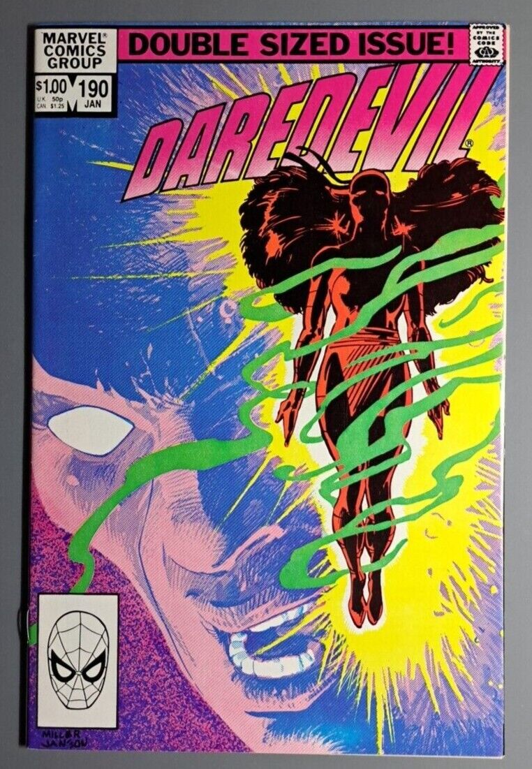 Daredevil #190 Elektra Resurrection & Origin Marvel 1983 High Grade