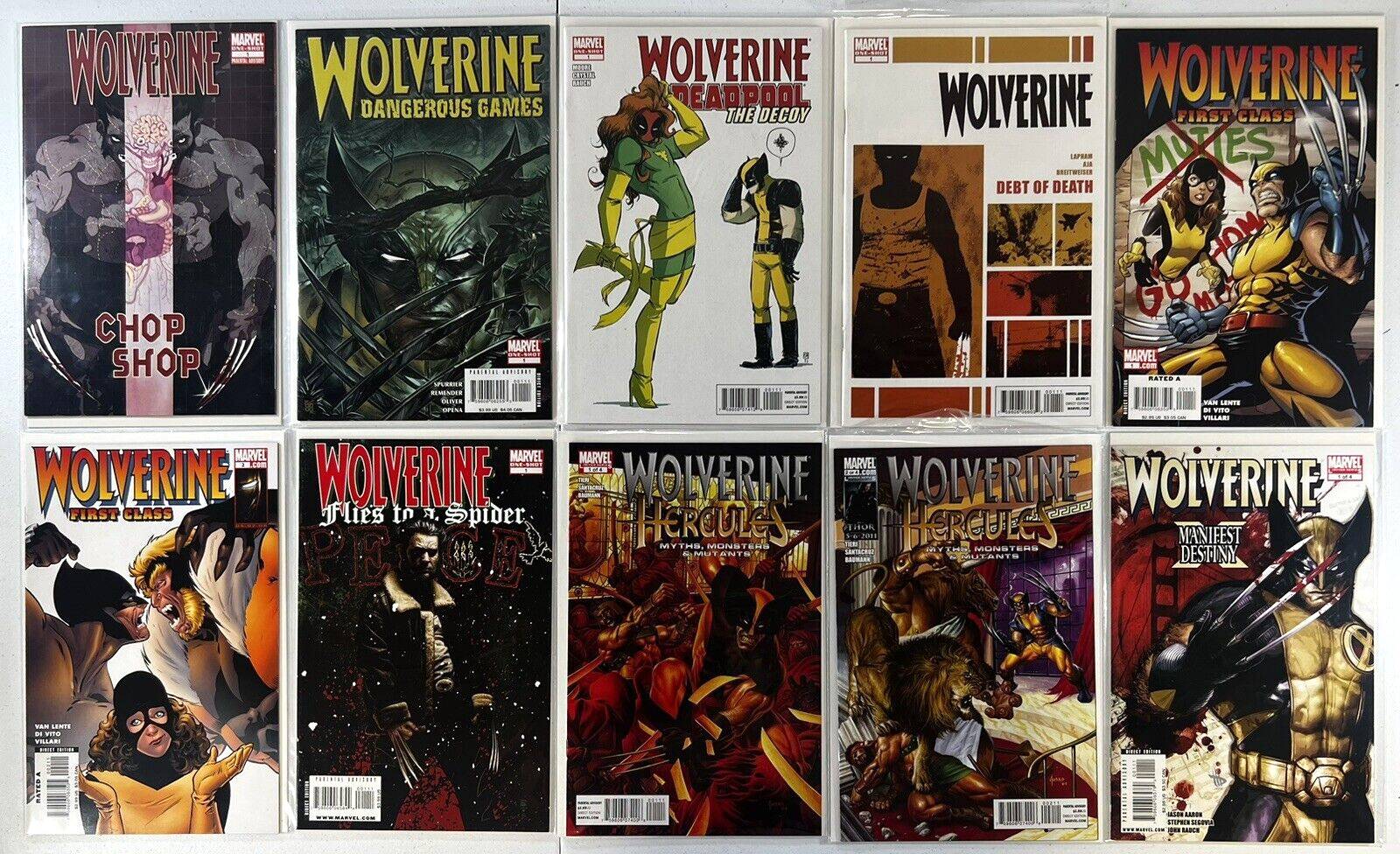 Wolverine Collection One-Shots Tie-Ins Keys HUGE Lot of 126 NM-M