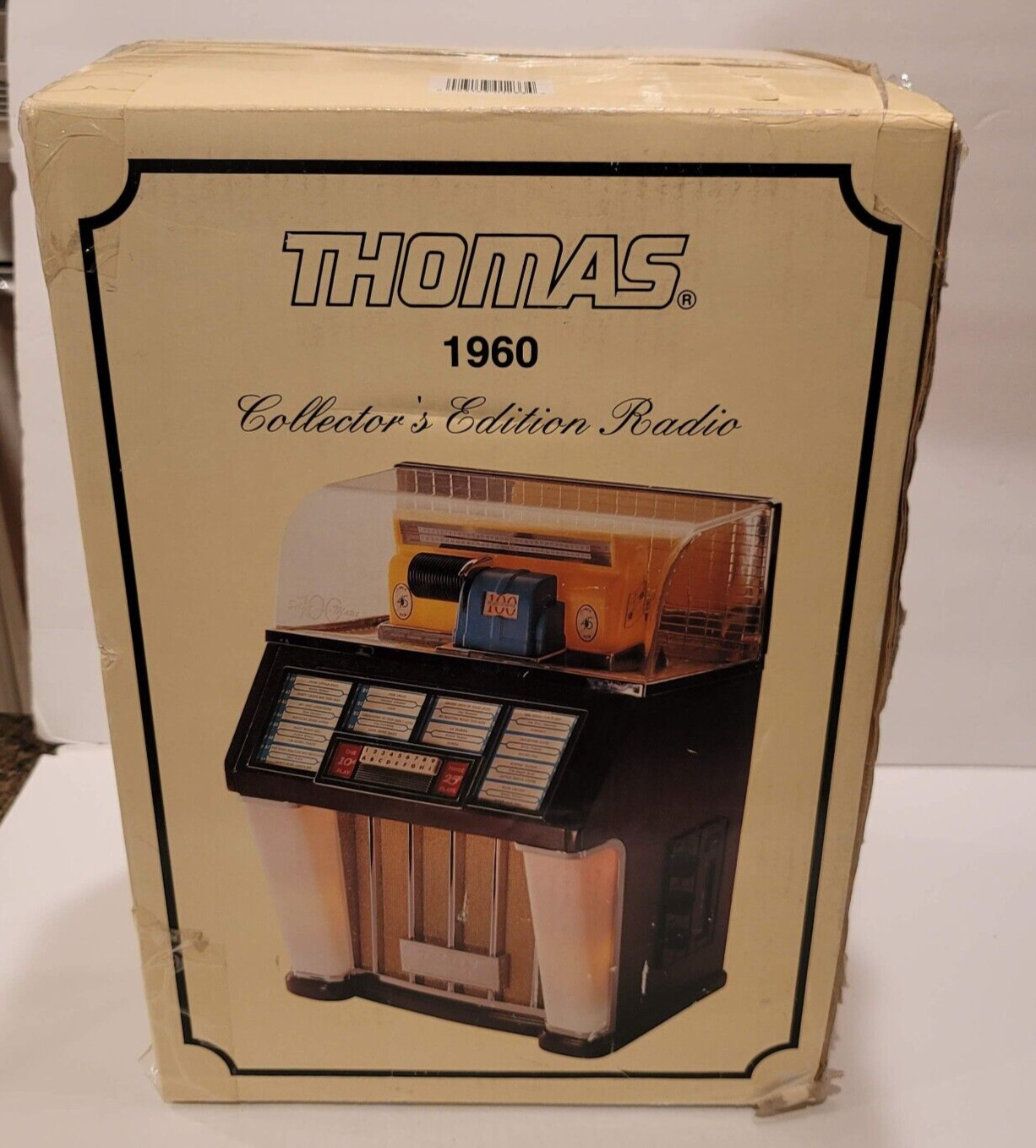 Thomas Vintage Collectors Edition Radio/ Cassette Player Model 1960 New in Box
