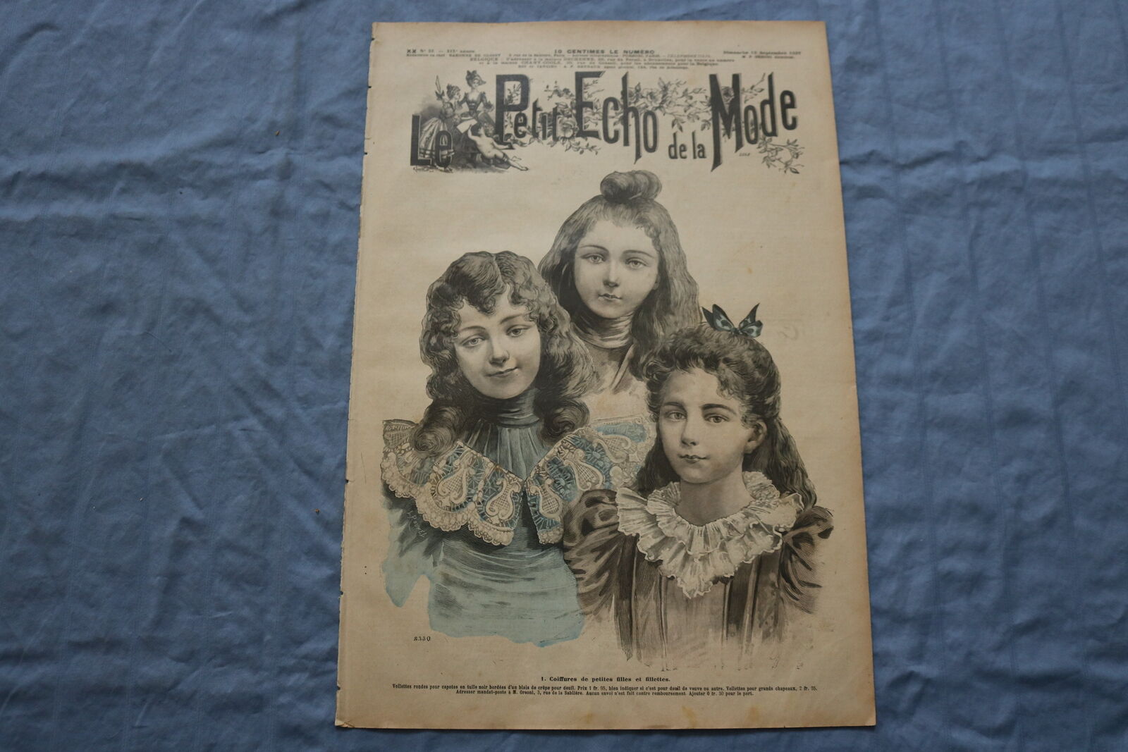 1897 SEP 19 LE PETIT ECHO DE LA MODE MAGAZINE - COIFFURES - FRENCH - NP 8663