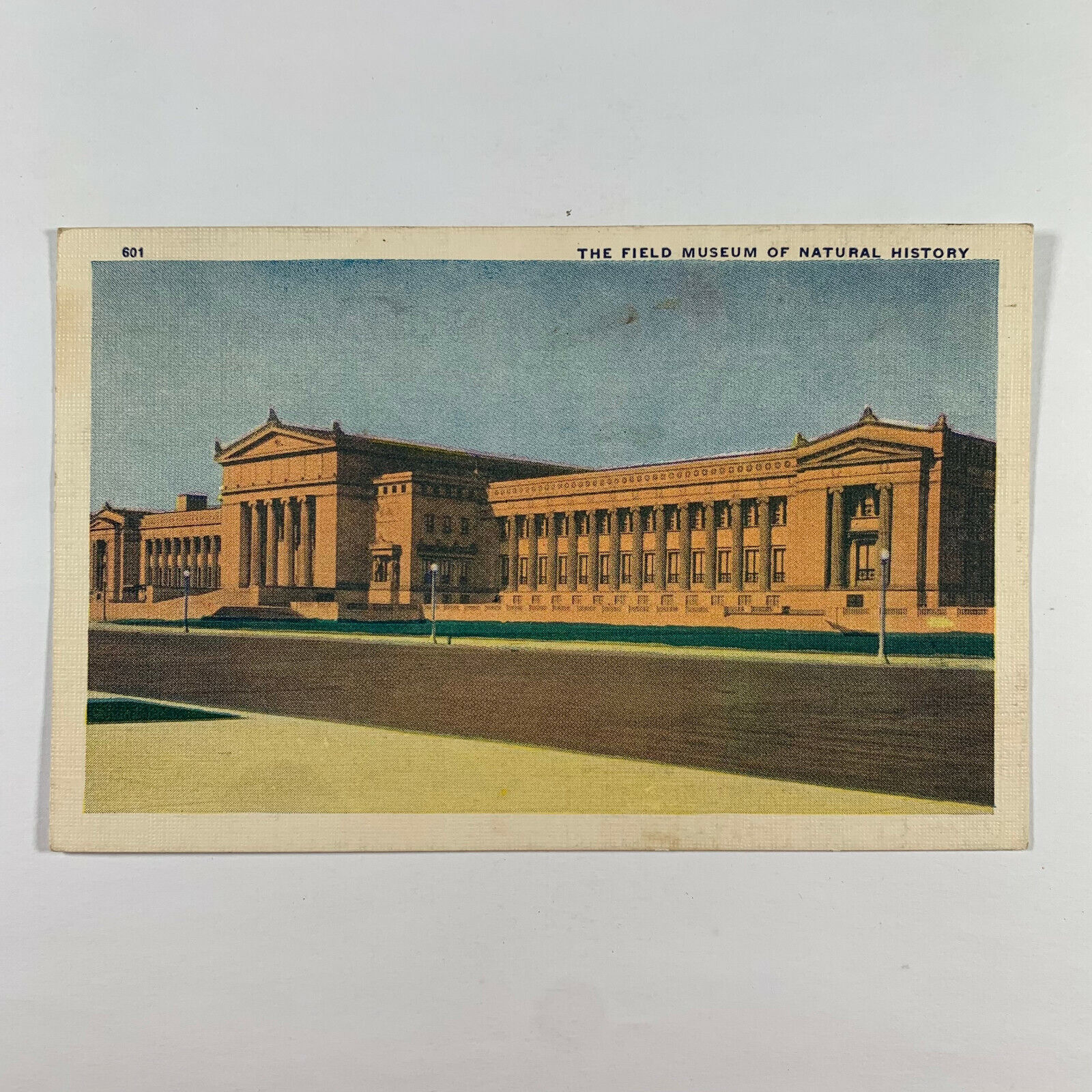 Postcard Illinois Chicago IL Field Museum Natural History Linen 1934 Posted