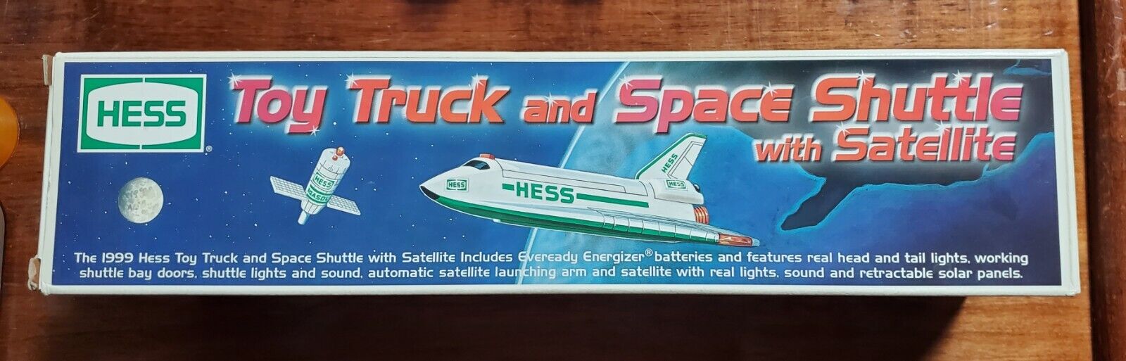 Hess Toy Truck And Space Shuttle With Satellite 1999 New In Box