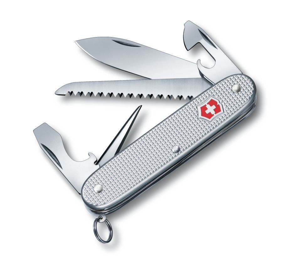 Victorinox - Swiss Army Knife Farmer Alox Silver 9 Function - 0.8241.26