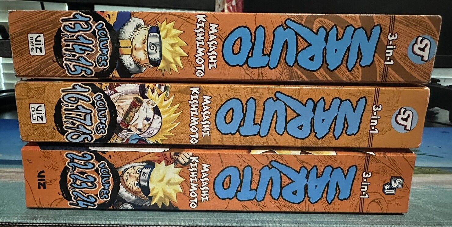 Naruto (3-In-1 Edition), Vol. 5, 6 & 8 : Includes Vols. 13-18, 22-24 First Ed