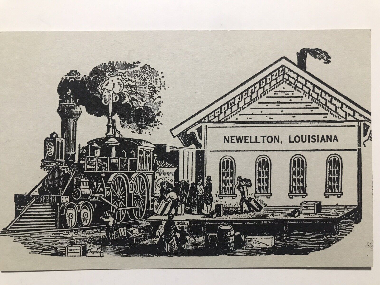 1940 Newellton Louisiana Postcard