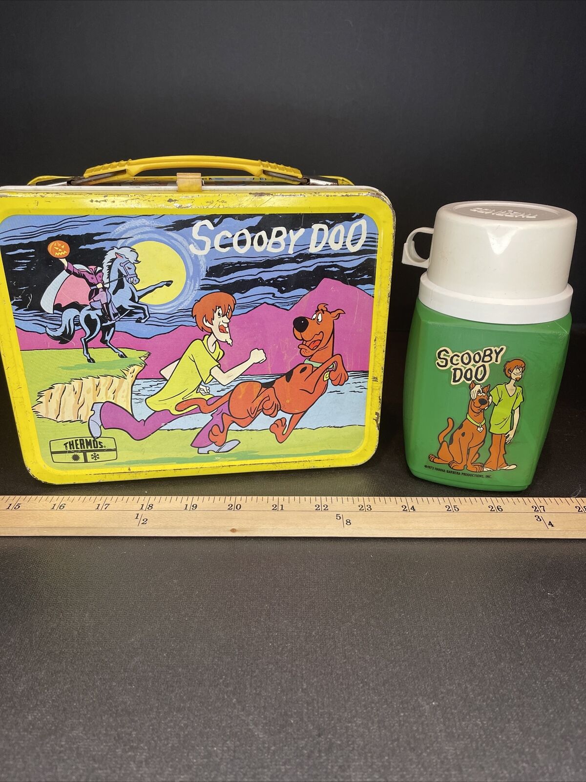 Rare 1973 Thermos - Scooby Doo Lunchbox & Thermos - See Photos Nice Piece