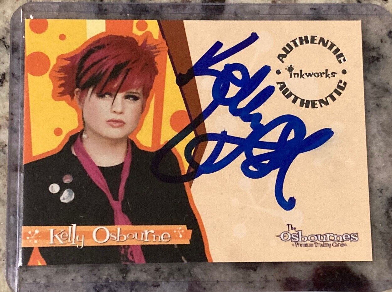 2002 Inkworks The Osbournes Kelly Osbourne as The Daughter Autograph Auto #A3