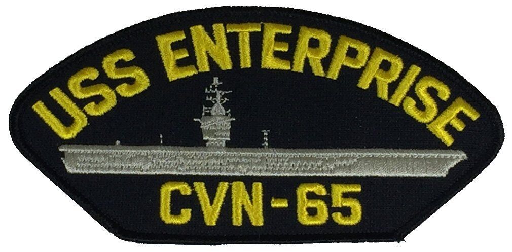 USS ENTERPRISE CVN-6 PATCH USN NAVY SHIP BIG E YORKTOWN CLASS AIRCRAFT CARRIER