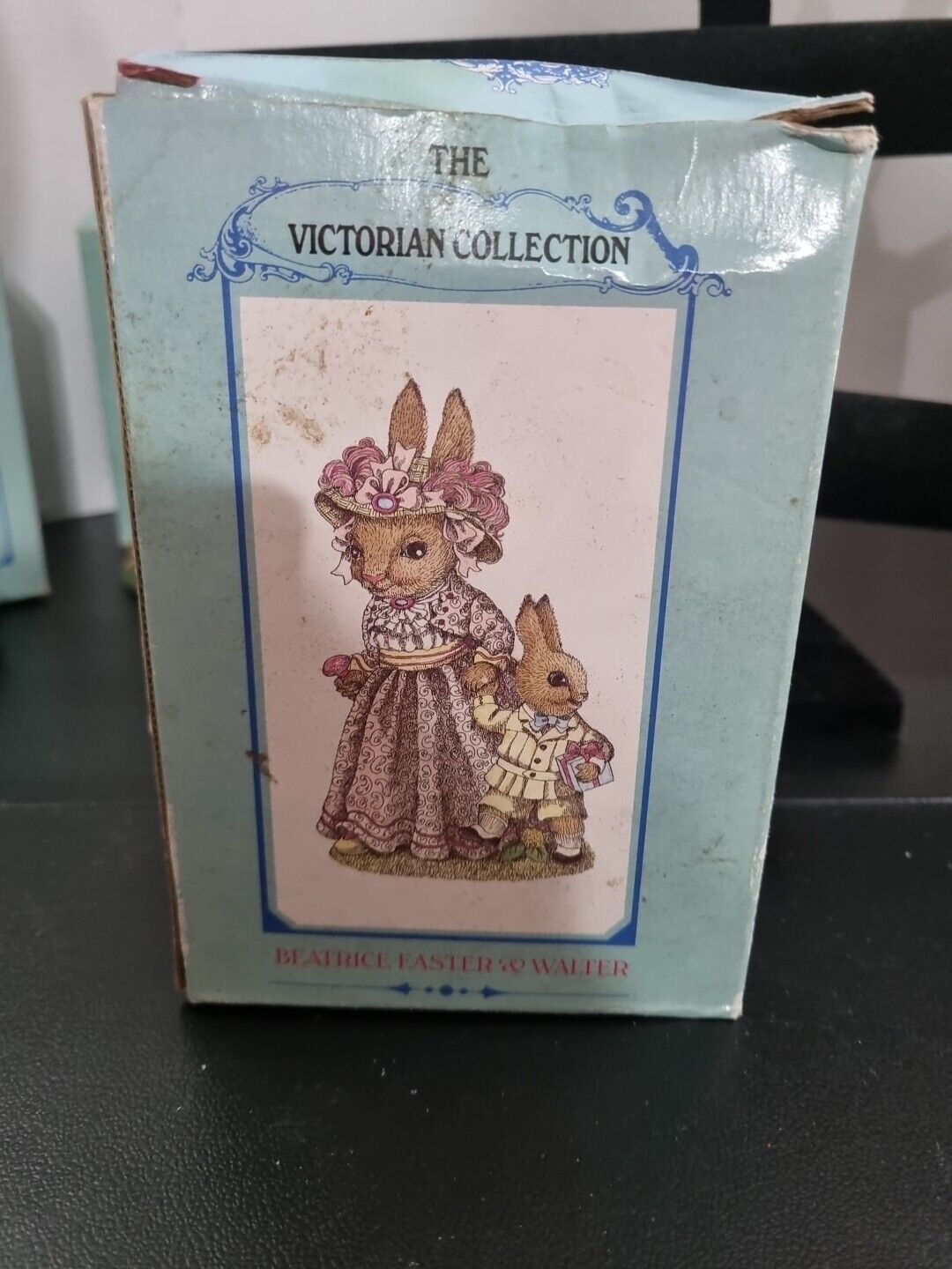 The Victorian Collection Figurine - Beatrice Easter and Walter Bunny 1995, VA37