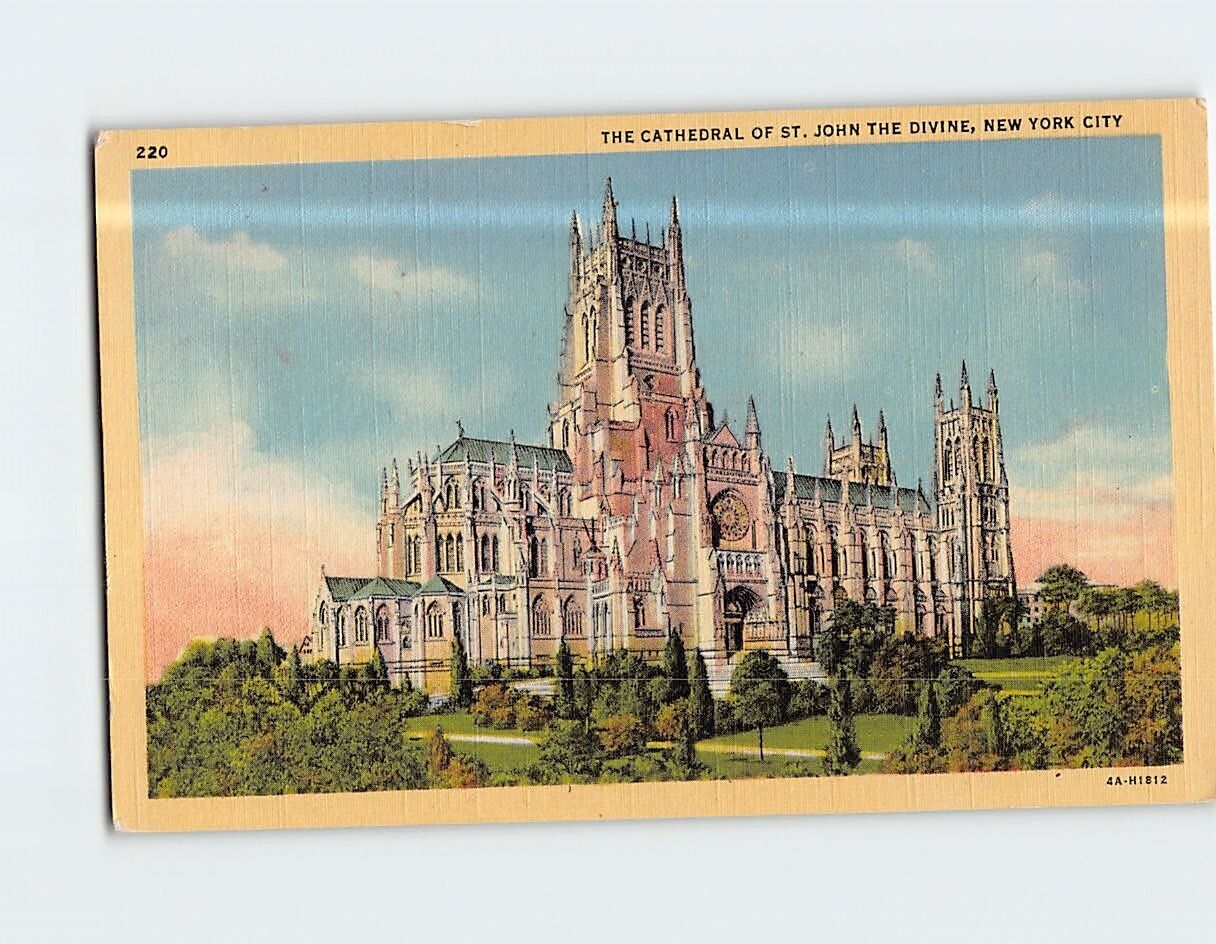 Postcard The Cathedral of St. John the Divine New York City New York USA