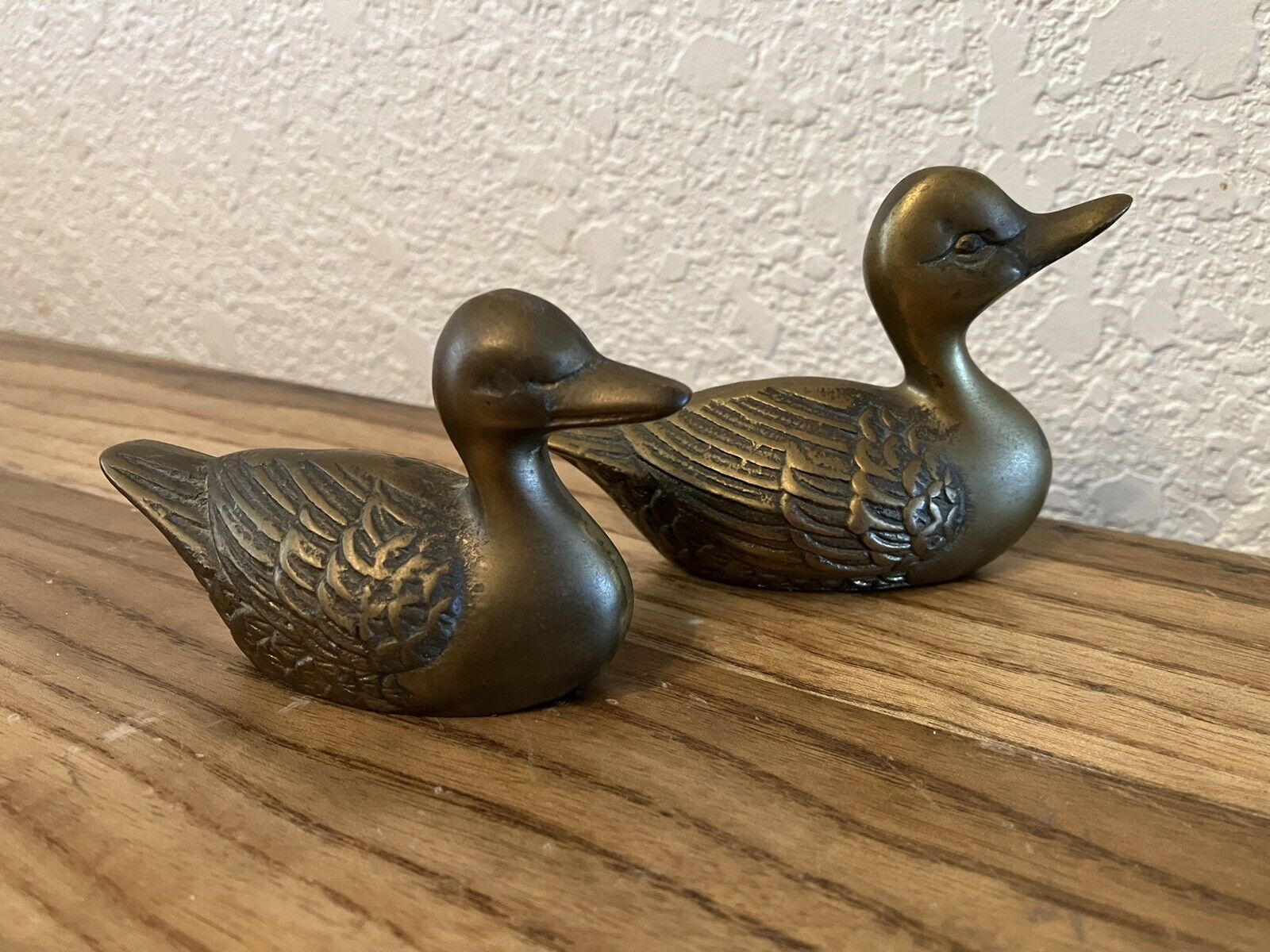 2 Brass Ducks