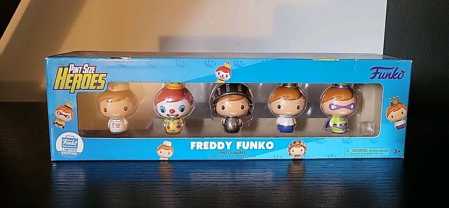 Funko Pint Size Heroes 5 Pack Freddy Funko Limited Edition