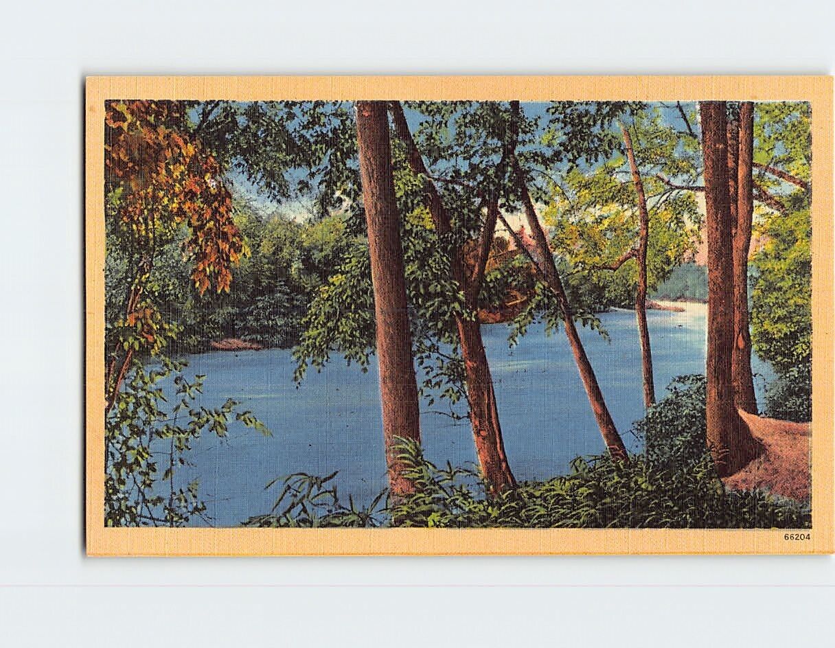 Postcard Lake and Nature Scene