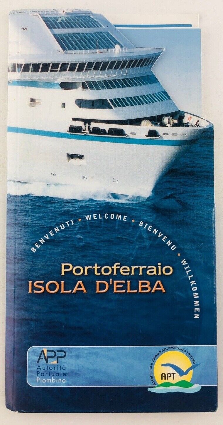Portoferraio Isola D\'Elba Brochure Guide Map Italy Portoferraio and Isola D\'Elba