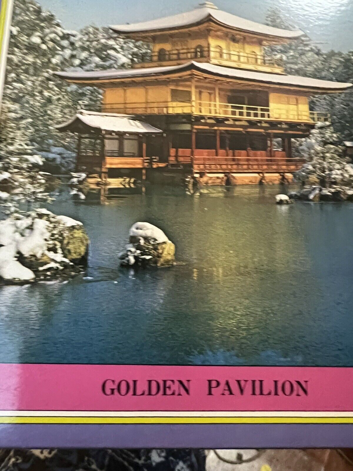 SET OF 11 VTG JAPANESE POST CARDS GOLDEN PAVILLION PREOWNED UNPOSTED 