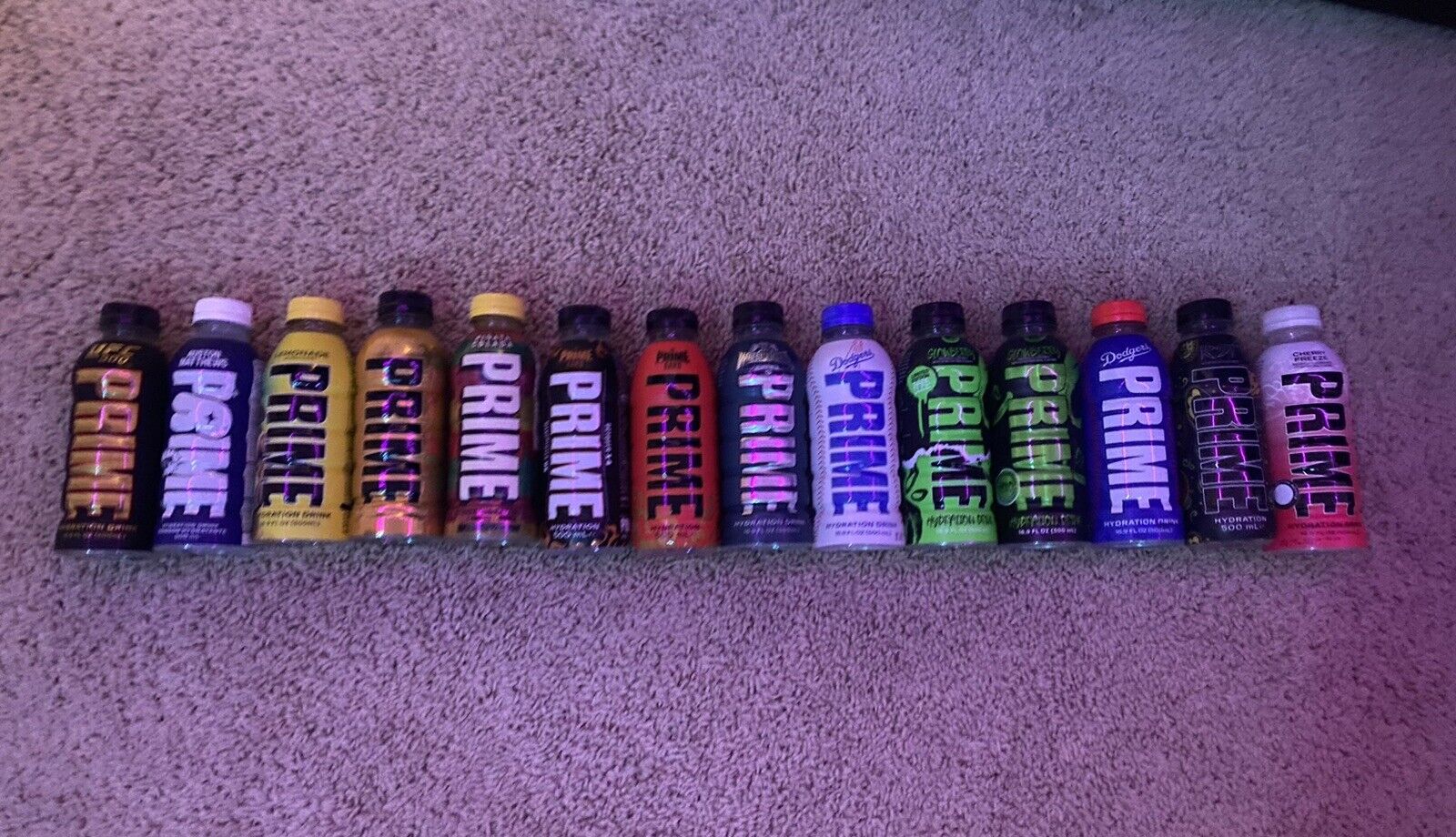 250+ PRIME HYDRATION, ENERGY, AND HYDRATION+ COLLECTION RARE KSI AND LOGAN PAUL