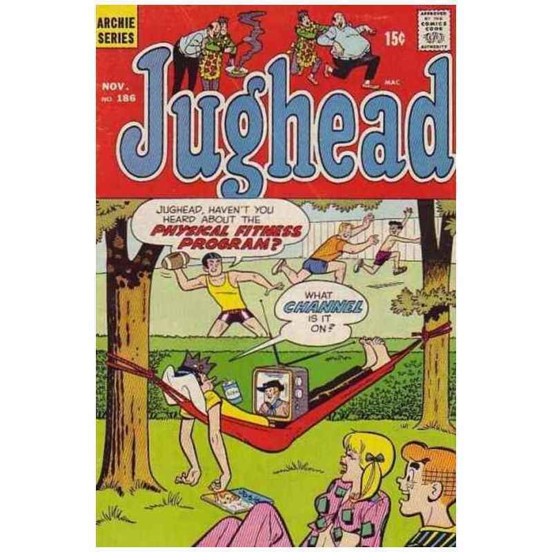 Jughead (1965 series) #186 in Fine + condition. Archie comics [d%