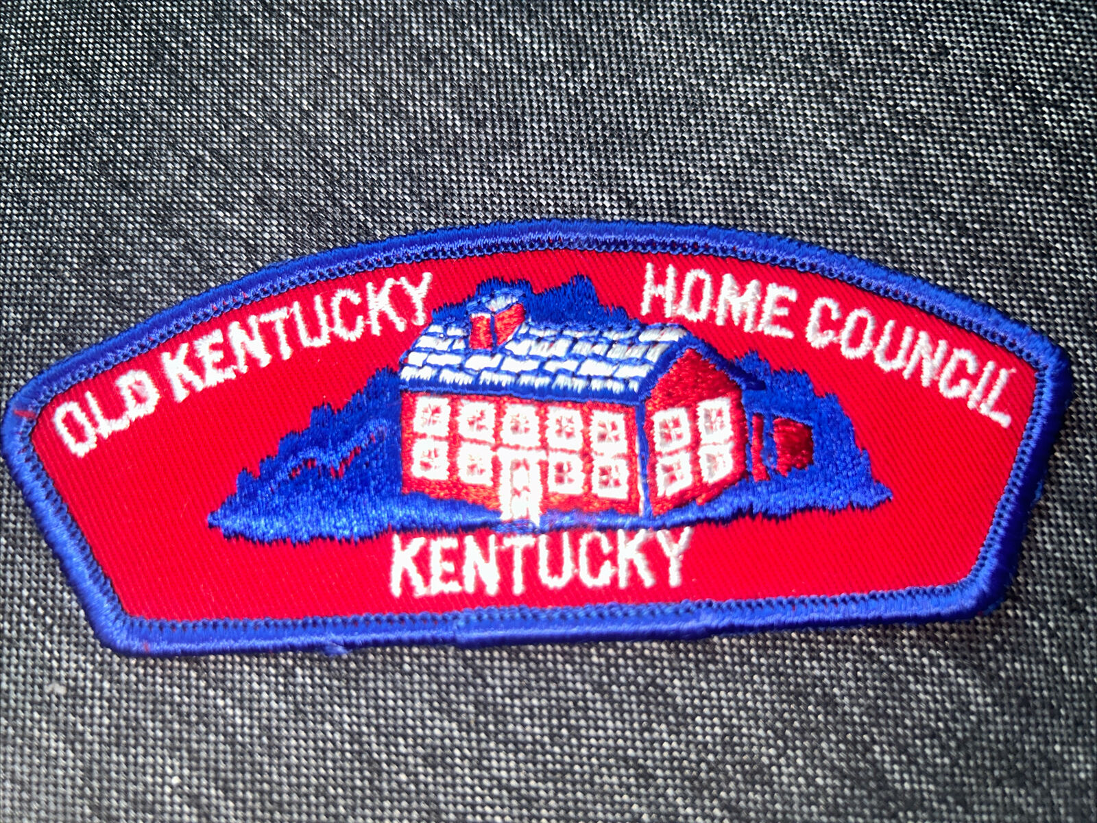 Mint CSP Old Kentucky Home Council T-1 Royal Blue Border