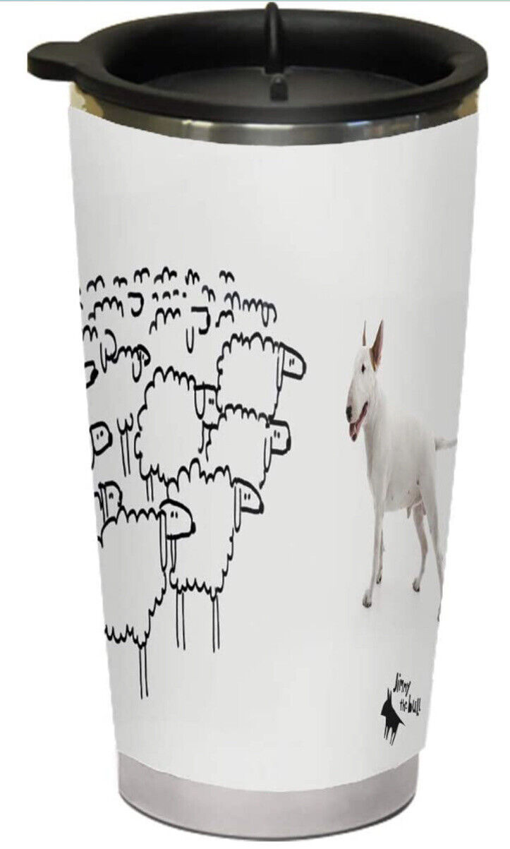 Lang Turner Licensing Jimmy The Bull-Shepherd Traveler mug 16 Oz NWT Free