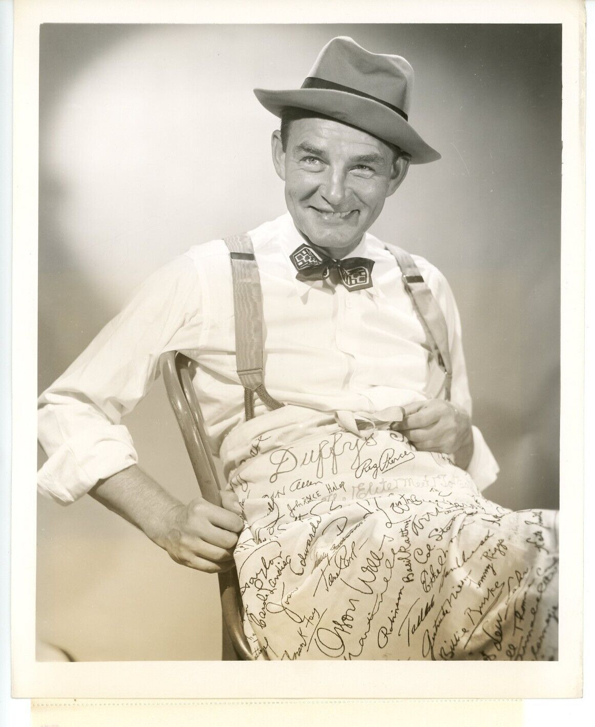 Vintage 8x10 Photo Ed Gardner comic actor Host of Duffy's Tavern Radio Show 1946