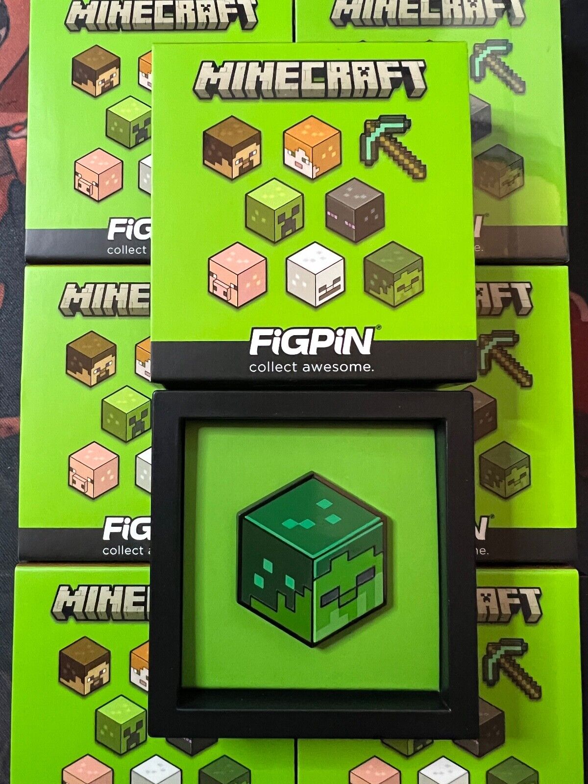 Zombie Minecraft FiGPiN Mystery Mini Y36 Gamestop Exclusive Rare