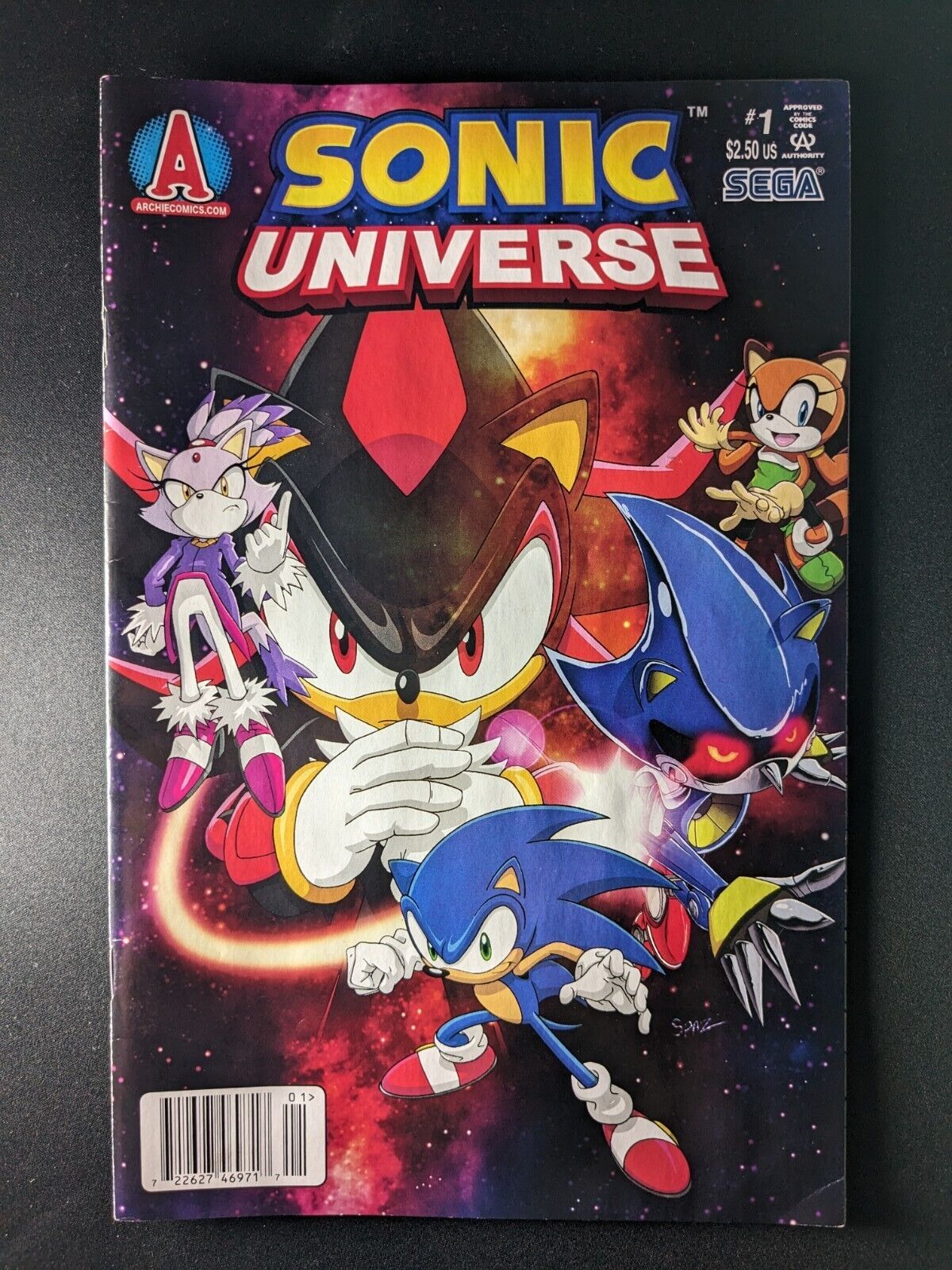 Sonic Universe #1 - Shadow Saga - HTF Newsstand Edition - We Combine Shipping
