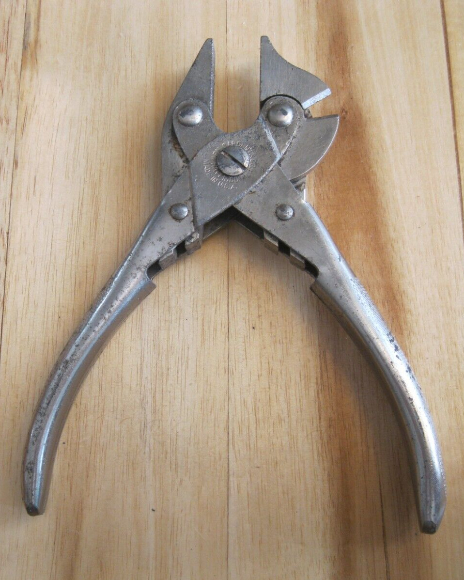 Sargent and Co. New Haven, Conn. Leverage  Pliers /cutters Made in USA  5 1/2\
