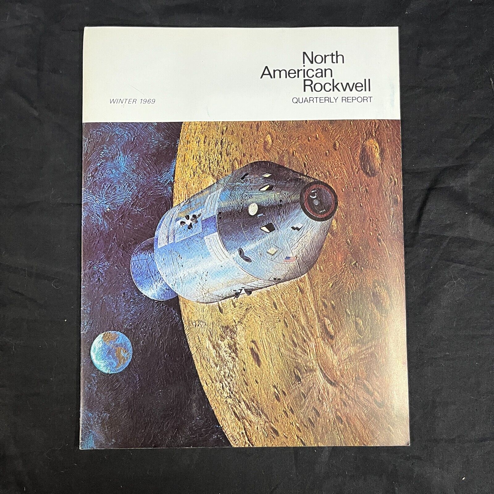 Winter 1969 North American Rockwell magazine quarterly report